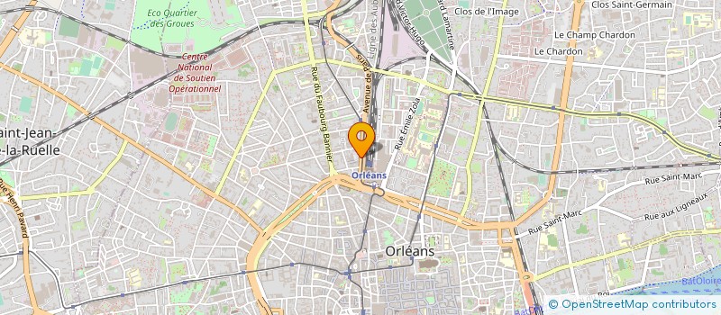 localisation de l'entreprise RESIDENCE GENABUM à ORLEANS