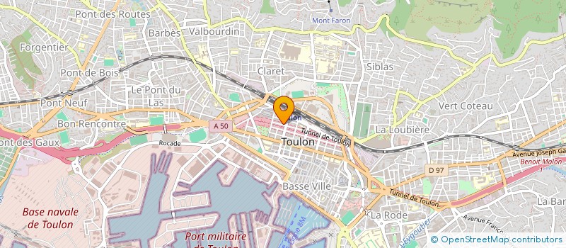 localisation de l'entreprise RESIDENCE GIMELLI  TOULON