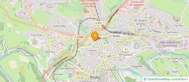 localisation de l'entreprise RESIDENCE GINYSTY JOSEPH  RODEZ