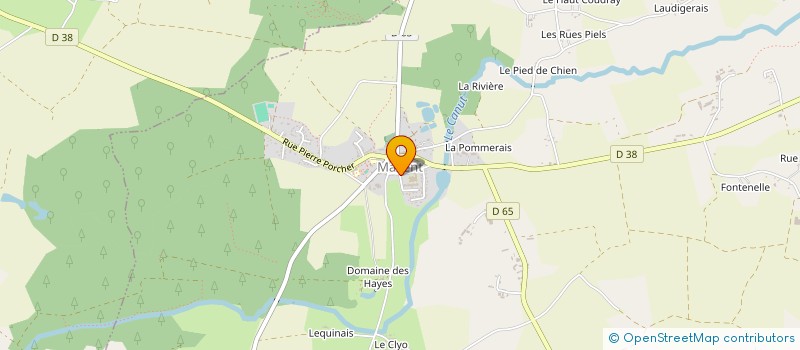localisation de l'entreprise RESIDENCE GRAND CHAMP à MAXENT