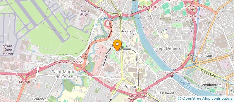 localisation de l'entreprise RESIDENCE GRAND CIEL à TOULOUSE