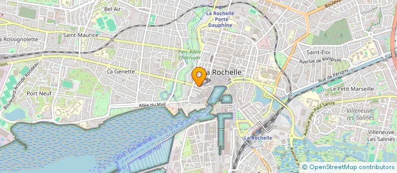 localisation de l'entreprise RESIDENCE GRAND GALLION  LA ROCHELLE