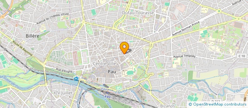 localisation de l'entreprise RESIDENCE GUICHENNE à PAU