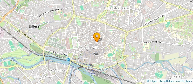 localisation de l'entreprise RESIDENCE GUICHENNE 68 à PAU