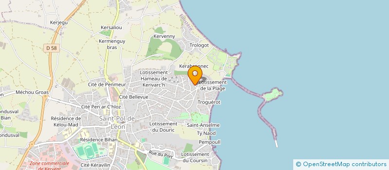 localisation de l'entreprise RESIDENCE GULF STREAM  SANTEC