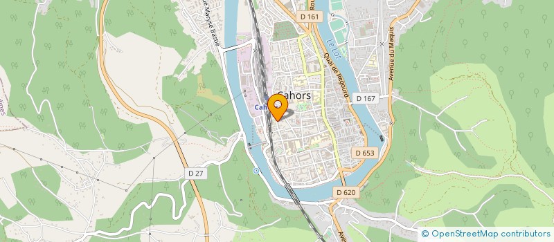 localisation de l'entreprise RESIDENCE HABITAT JEUNES LOT-POUR-TOITS  CAHORS