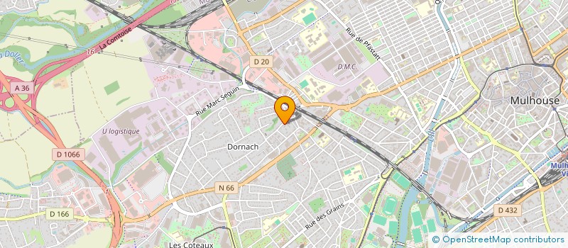 localisation de l'entreprise RESIDENCE HALLEY  MULHOUSE