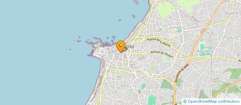 localisation de l'entreprise RESIDENCE HARMONY à BIARRITZ
