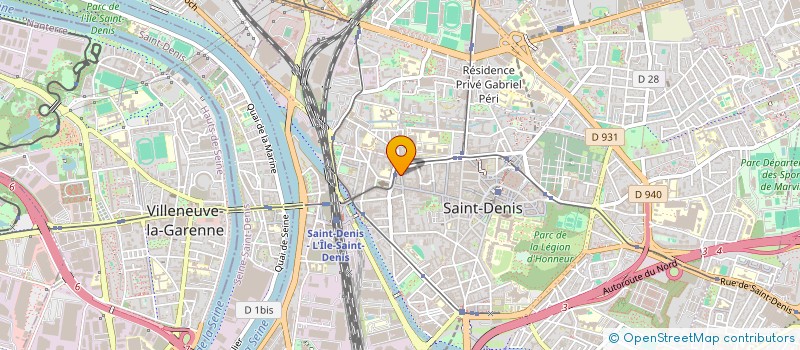 localisation de l'entreprise RESIDENCE HEBERGEMENT  SAINT-DENIS