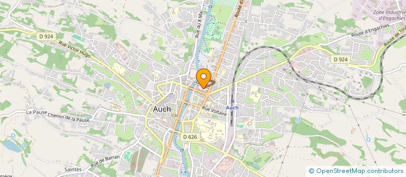 localisation de l'entreprise RESIDENCE HELIOS  AUCH