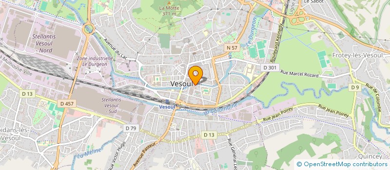 localisation de l'entreprise RESIDENCE HESTIA  VESOUL