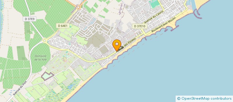 localisation de l'entreprise RESIDENCE HOLLYWOOD 2  VALRAS-PLAGE