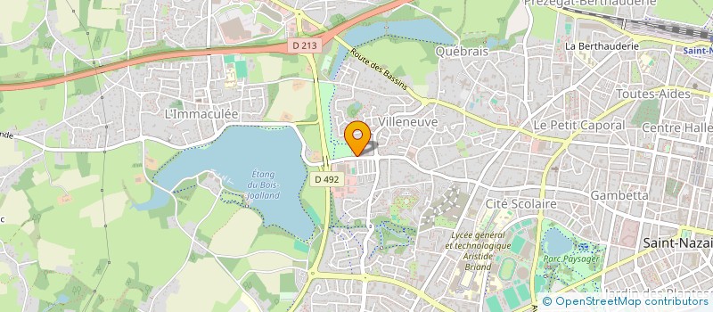 localisation de l'entreprise RESIDENCE HORIZON SYNDIC CAP GESTION  SAINT-NAZAIRE