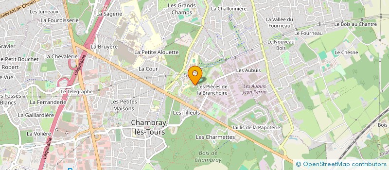 localisation de l'entreprise RESIDENCE HORIZON VERT BOCAGE  CHAMBRAY-LES-TOURS