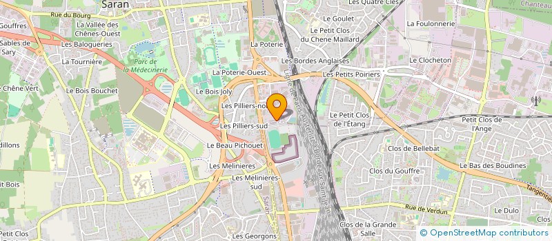 localisation de l'entreprise RESIDENCE HOTELIERE DE SARAN à SARAN