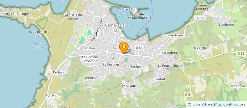 localisation de l'entreprise RESIDENCE HOTELIERE SAINT REMY à CAMARET-SUR-MER