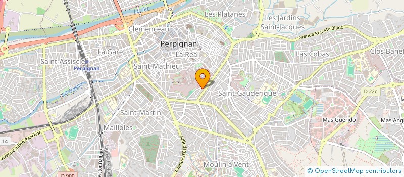 localisation de l'entreprise RESIDENCE HYACINTHE MANERA PERPIGNAN  PERPIGNAN