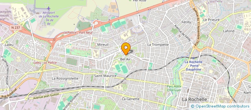 localisation de l'entreprise RESIDENCE IBIS  LA ROCHELLE