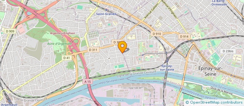 localisation de l'entreprise RESIDENCE ID'FIX  ARGENTEUIL