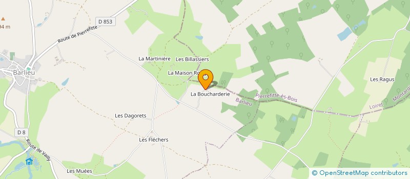 localisation de l'entreprise RESIDENCE IGNY  BARLIEU