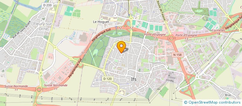 localisation de l'entreprise RESIDENCE ILE ENCHANTEE  FLEURY-SUR-ORNE