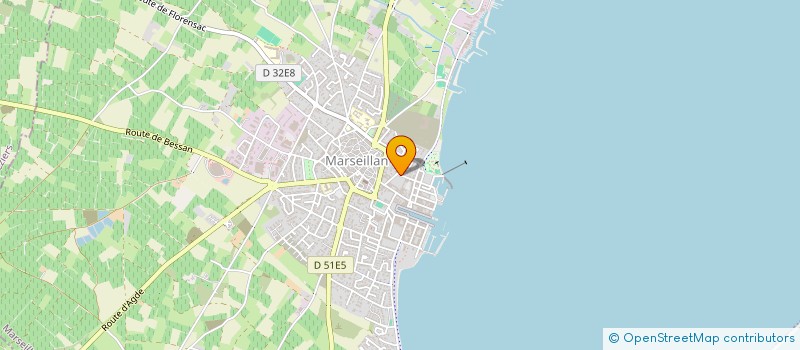 localisation de l'entreprise RESIDENCE IRMA à MARSEILLAN