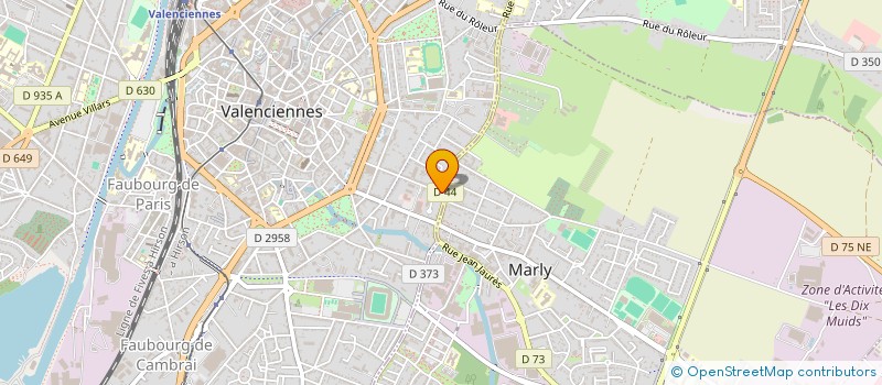 localisation de l'entreprise RESIDENCE JACQUES PERDRIX à VALENCIENNES