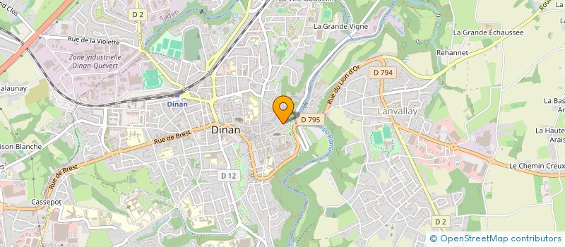 localisation de l'entreprise RESIDENCE JARDIN ANGLAIS B  DINAN