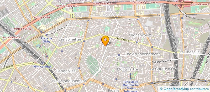 localisation de l'entreprise RESIDENCE JEAN-BAPTISTE CARPEAUX à PARIS