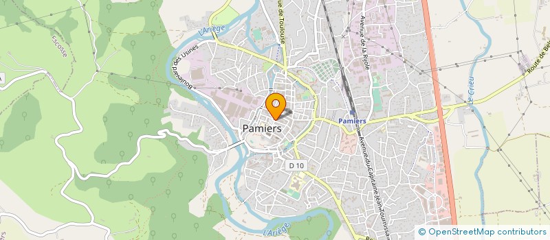 localisation de l'entreprise RESIDENCE JEAN JAURES à PAMIERS
