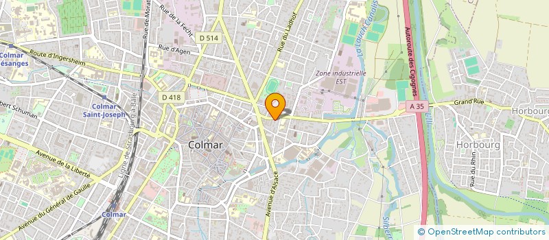 localisation de l'entreprise RESIDENCE JEAN MACE  COLMAR