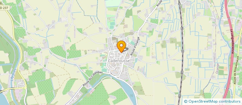 localisation de l'entreprise RESIDENCE JEANNE DE BARONCELLI  CADEROUSSE