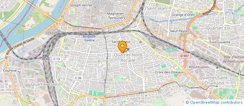 localisation de l'entreprise RESIDENCE JOGIDA 2  VILLENEUVE-LES-AVIGNON