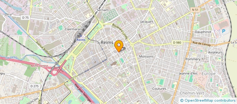 localisation de l'entreprise RESIDENCE JOSEPHA à REIMS