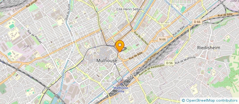 localisation de l'entreprise RESIDENCE JOSSELIN LAUFF  MULHOUSE