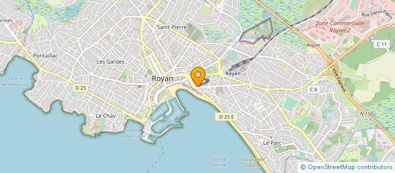 localisation de l'entreprise RESIDENCE JULES FERRY  ROYAN