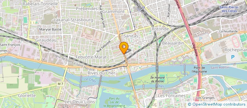 localisation de l'entreprise RESIDENCE JULES VERNE  TOURS