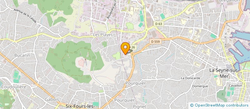 localisation de l'entreprise RESIDENCE L'AGE D'OR  LA SEYNE-SUR-MER