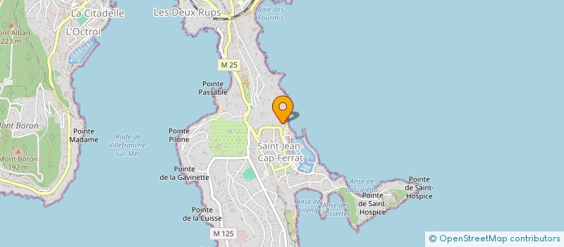 localisation de l'entreprise RESIDENCE L'AMPHORE  SAINT-JEAN-CAP-FERRAT