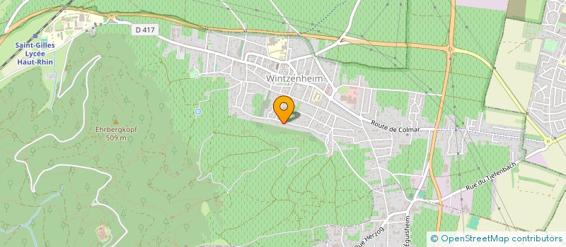 localisation de l'entreprise RESIDENCE L ECUREUIL  WINTZENHEIM