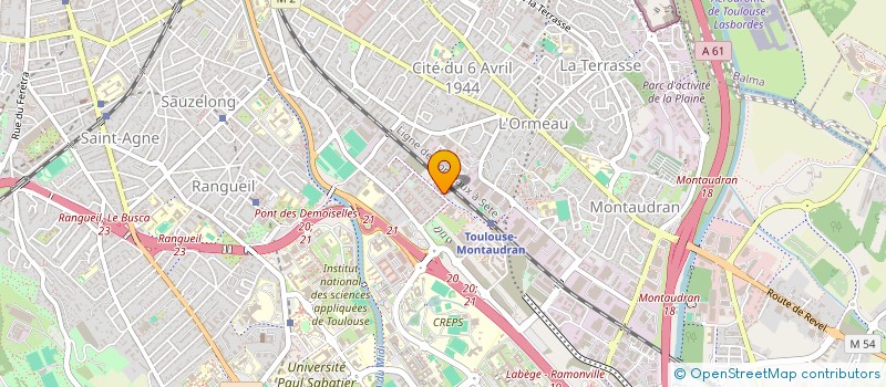 localisation de l'entreprise RESIDENCE L ENVOL  TOULOUSE