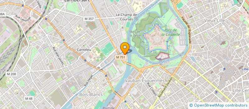 localisation de l'entreprise RESIDENCE L'ILE AU BOIS à LILLE