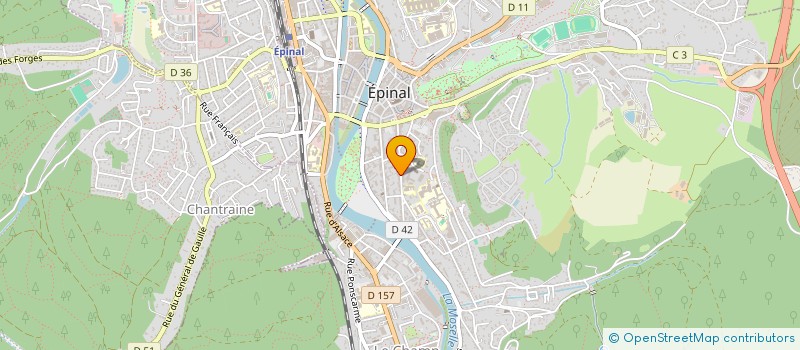 localisation de l'entreprise RESIDENCE L'IMMEUBLE  EPINAL