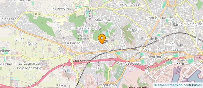 localisation de l'entreprise RESIDENCE L'INSTITUT  TOULON