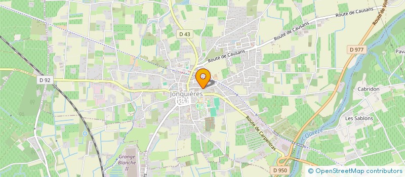 localisation de l'entreprise RESIDENCE L ORANGERAIE  JONQUIERES