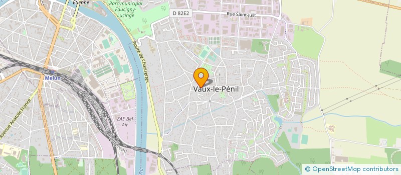 localisation de l'entreprise RESIDENCE L OREE DU PARC à VAUX-LE-PENIL