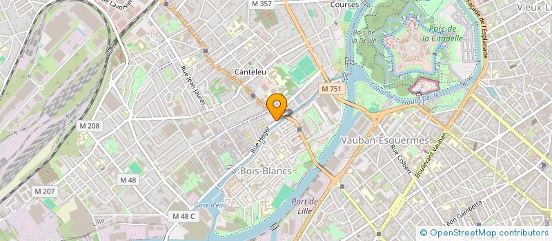 localisation de l'entreprise RESIDENCE LA BATELIERE à LILLE