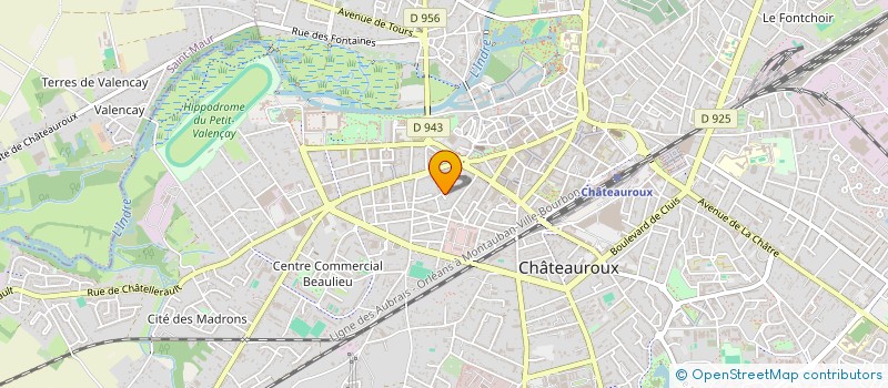 localisation de l'entreprise RESIDENCE LA BRASSERIE à CHATEAUROUX