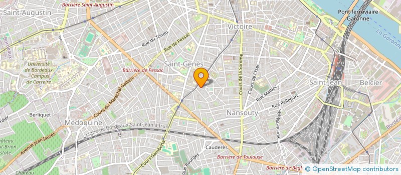 localisation de l'entreprise RESIDENCE LA BUISSONNIERE  BORDEAUX