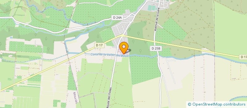 localisation de l'entreprise RESIDENCE LA CANOPEE  AUREILLE